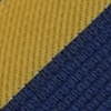 Krawatte gelb / blau / weiß