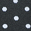 Schwarze Hosenträger mit weißen Polka Dots