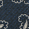 Krawatte C'est Paisley process blue