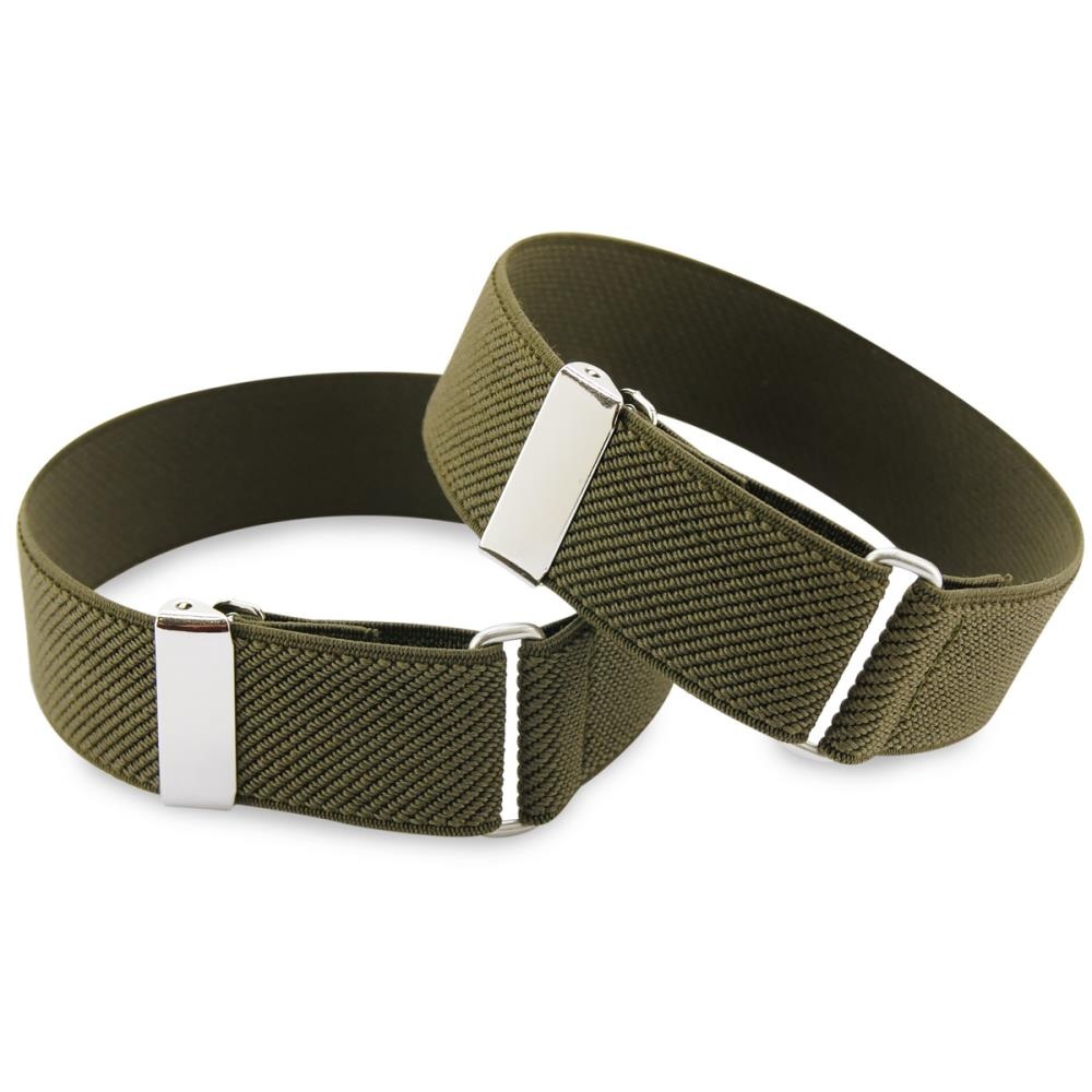 Ärmelhalter armee grün Gummiband - 1