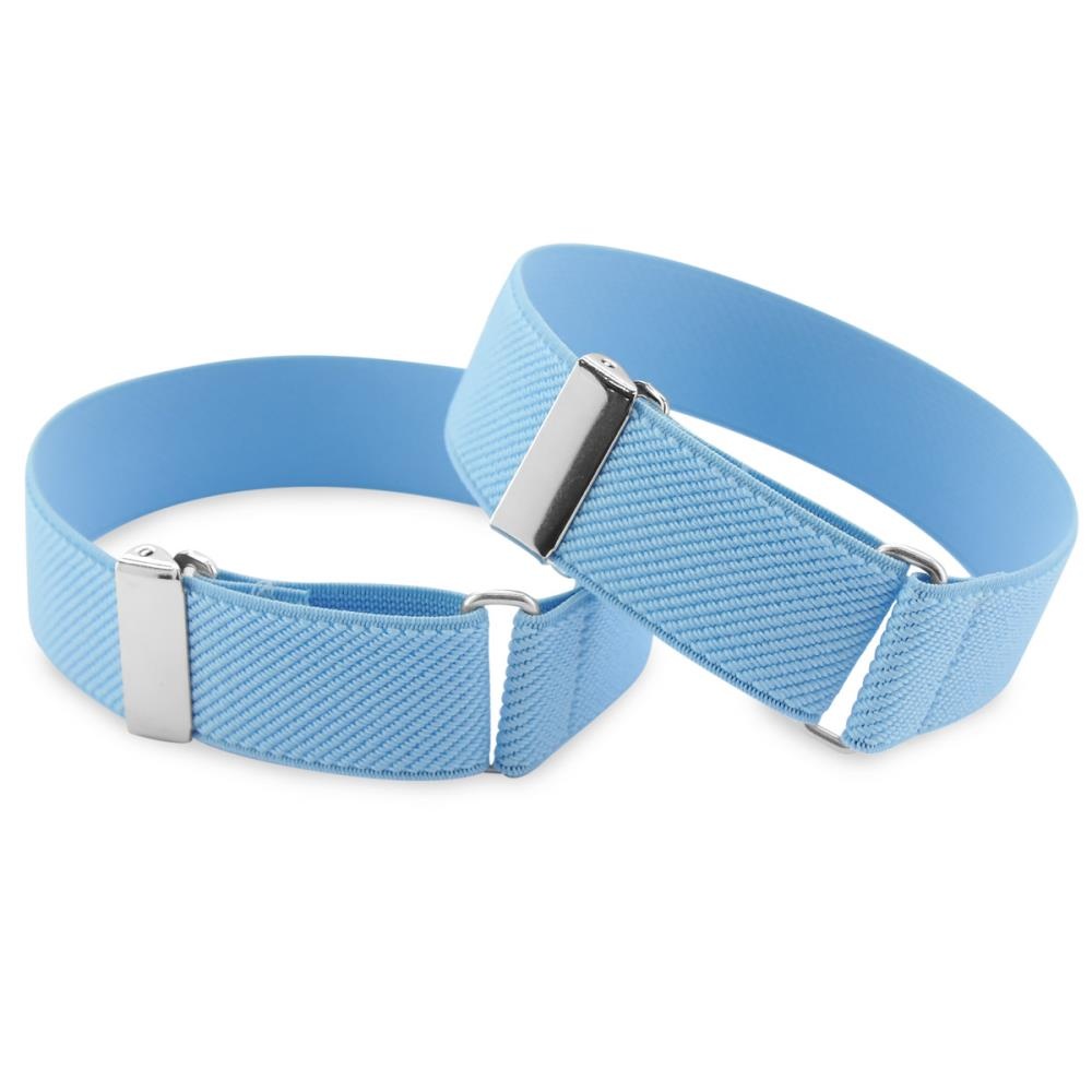 Ärmelhalter hellblau Gummiband - 1