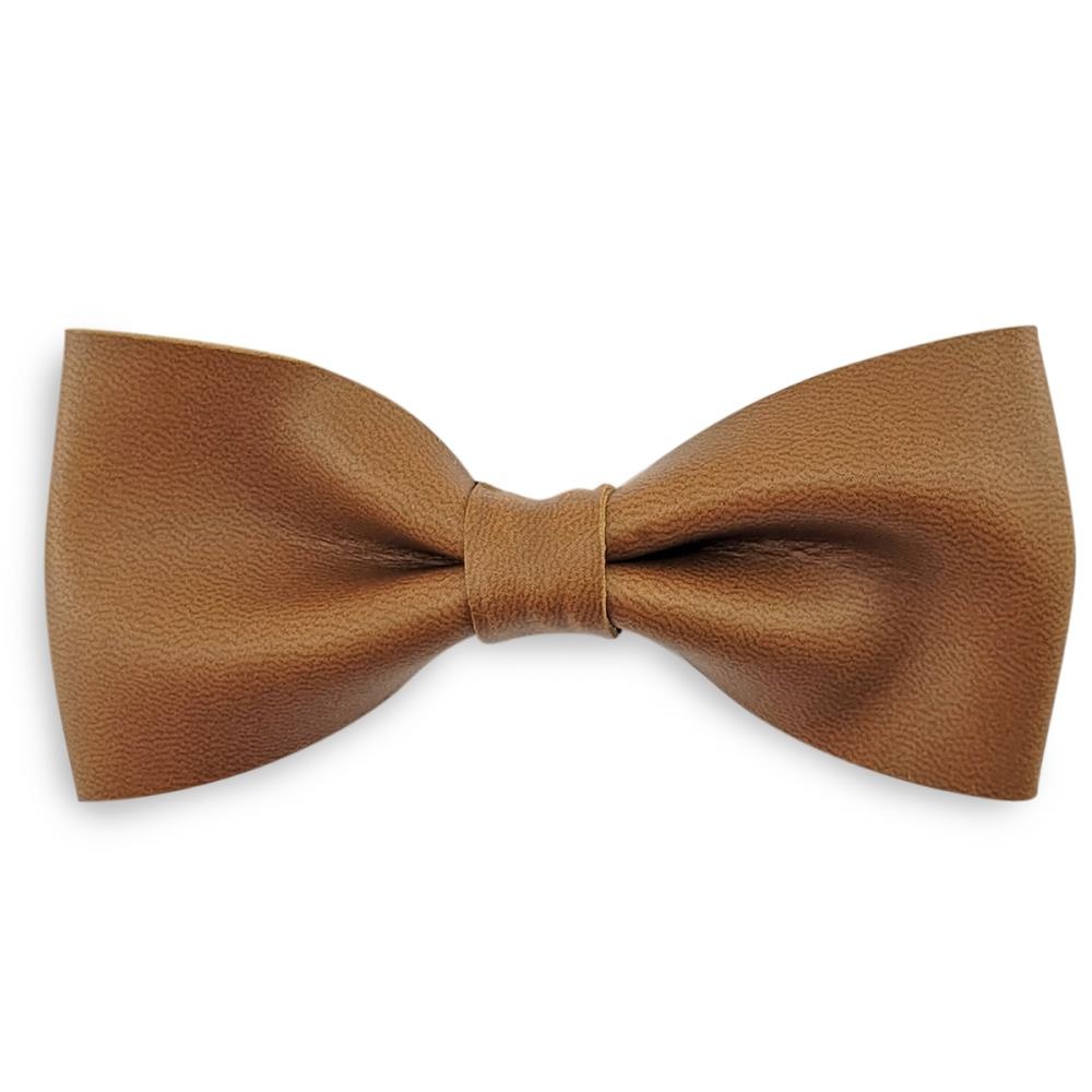 bow tie brown apple leather - 1