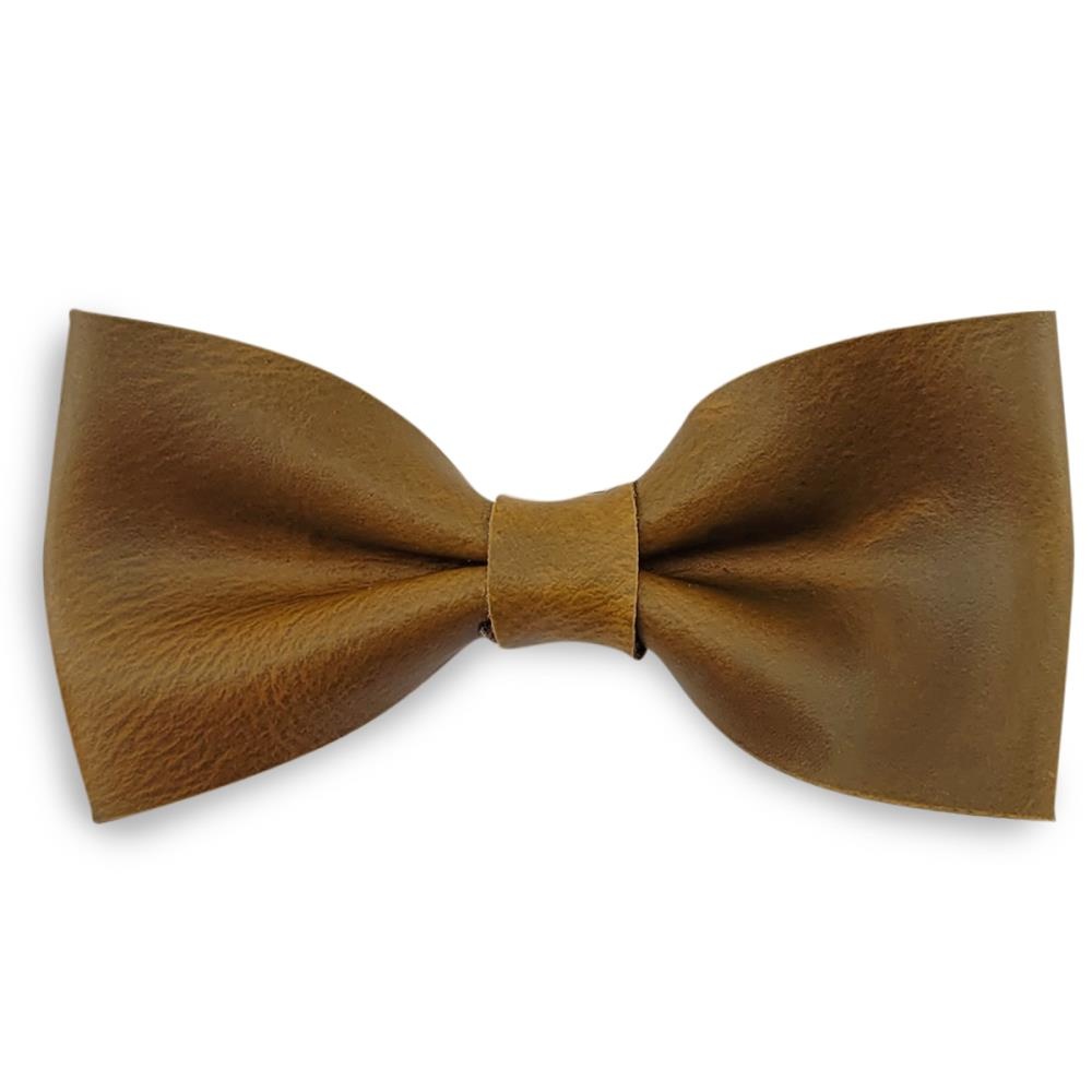 bow tie brown leather - 1