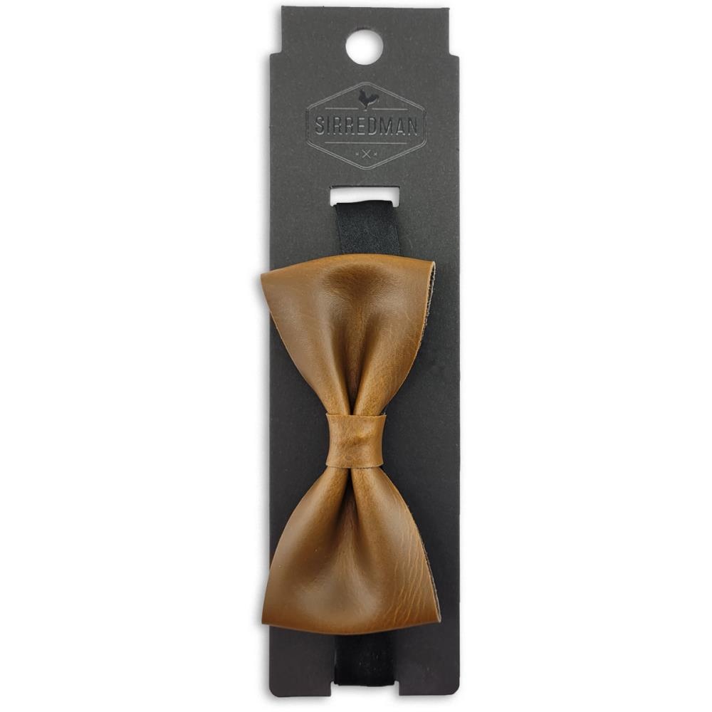 bow tie brown leather - 2