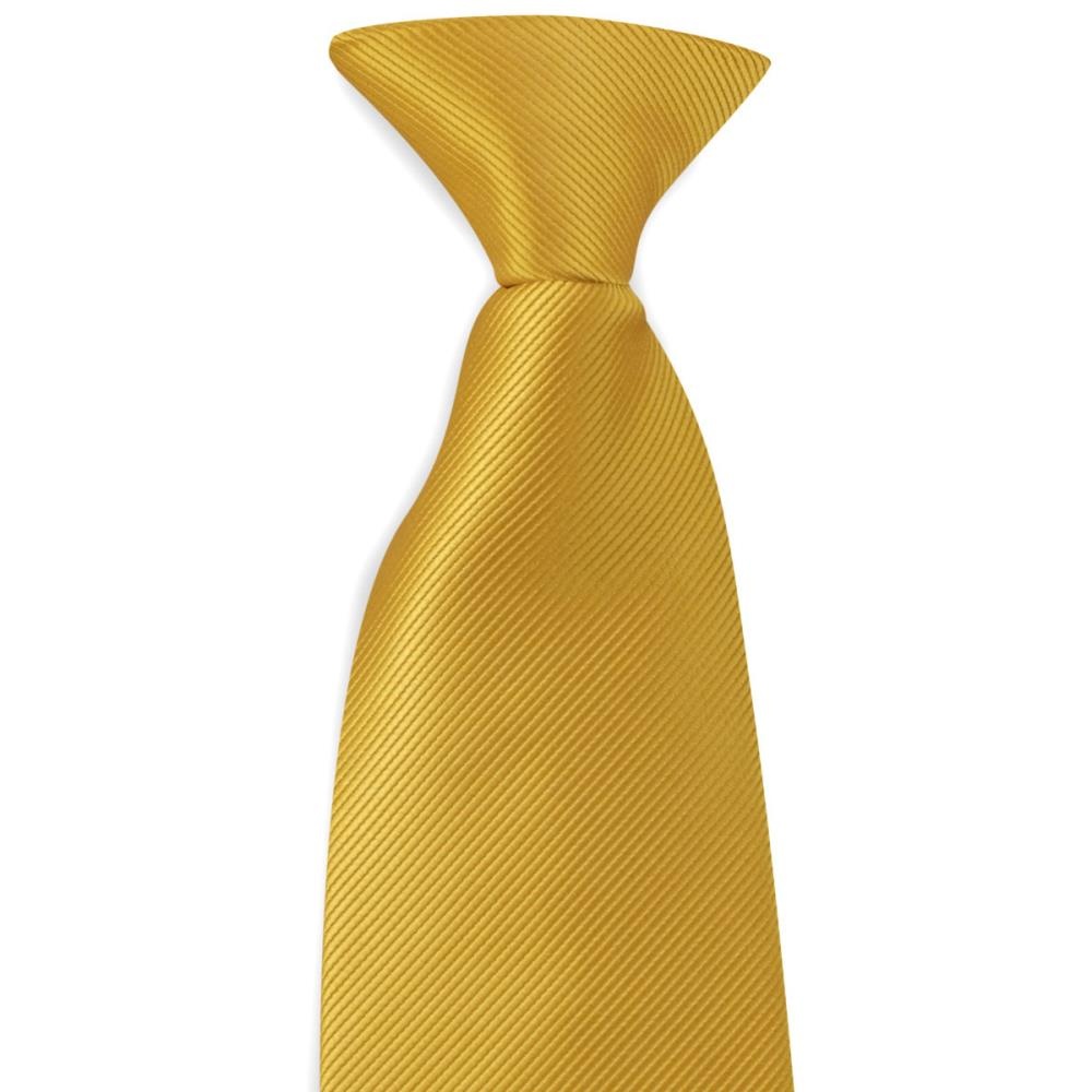 Clip Krawatte gelb Repp - 1