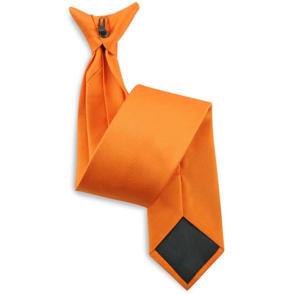 Clip Krawatte orange Repp - 1