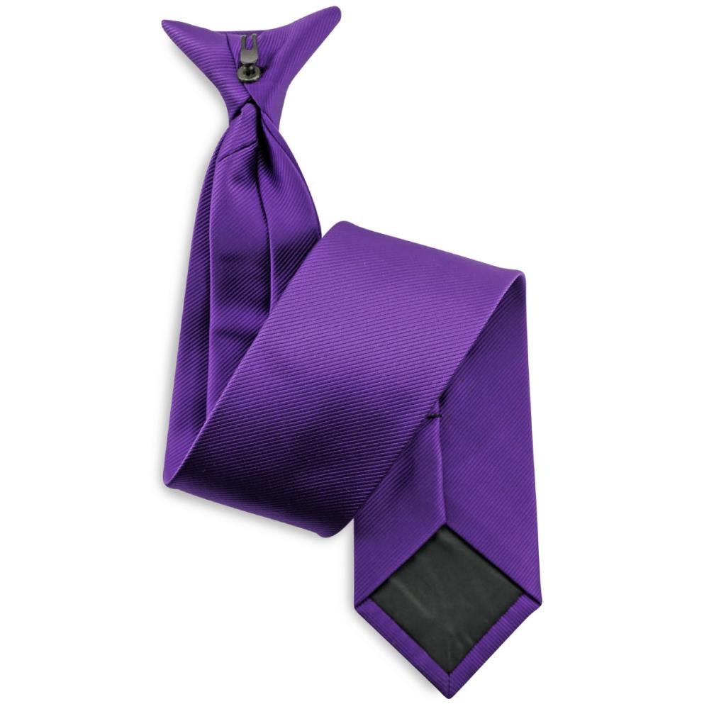 Clip Krawatte violett Repp - 2