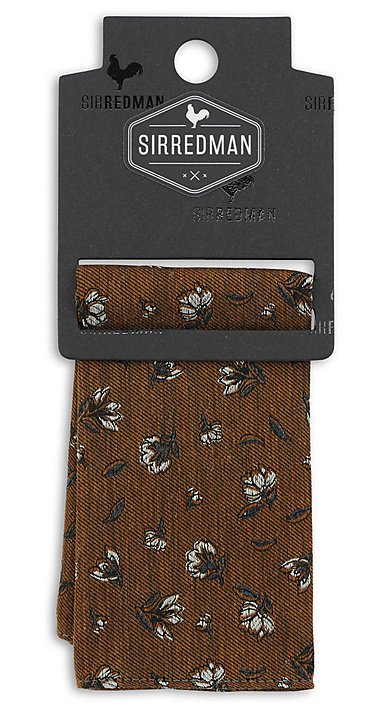 Einstecktuch Flower Finesse Brown