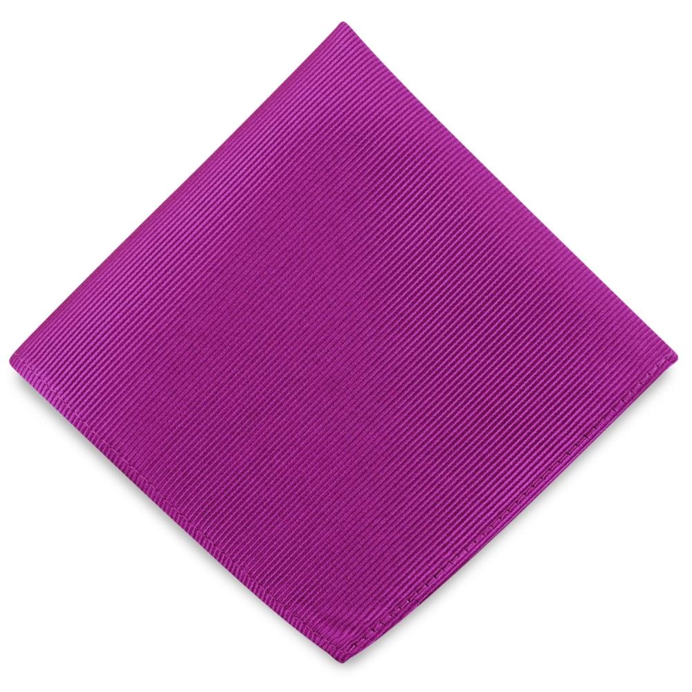 Einstecktuch Seide Repp fuchsie - 2