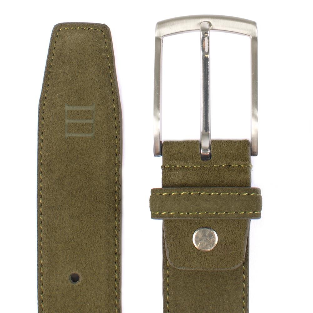 Gürtel Olivegrün Wildleder L - 2