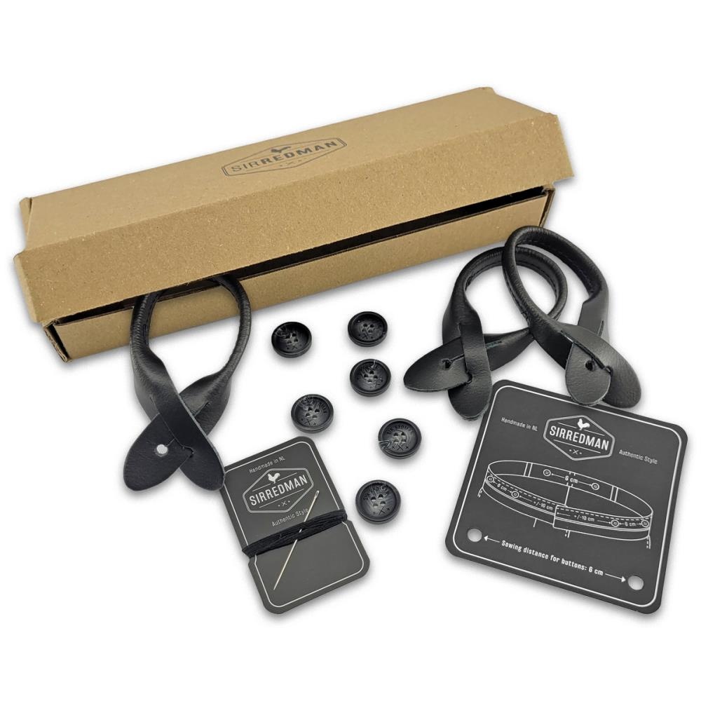 Hosenträger Accessoire Set - schwarz - 1