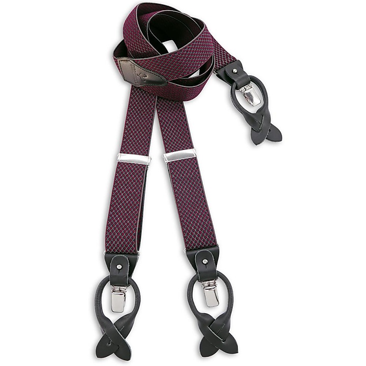 Hosenträger Combi Pack Elegance bordeaux