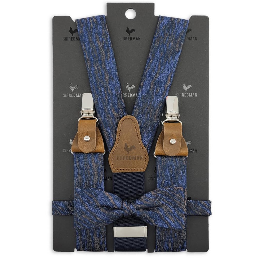 Hosenträger Combi Pack Walter Waves blau - 1