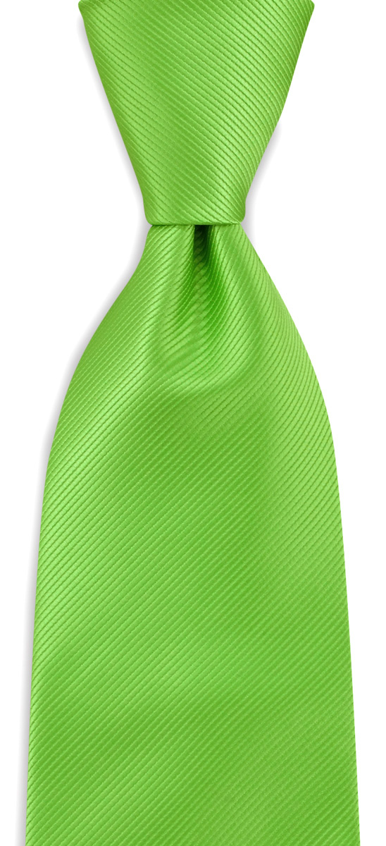Krawatte apfelgrün repp - 1