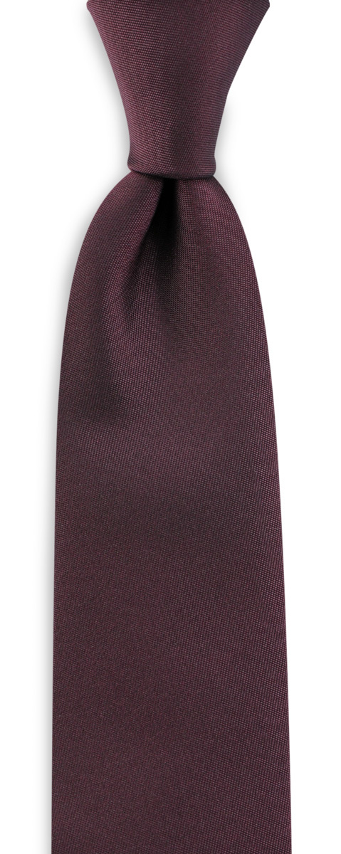 Krawatte aubergine schmal - 1