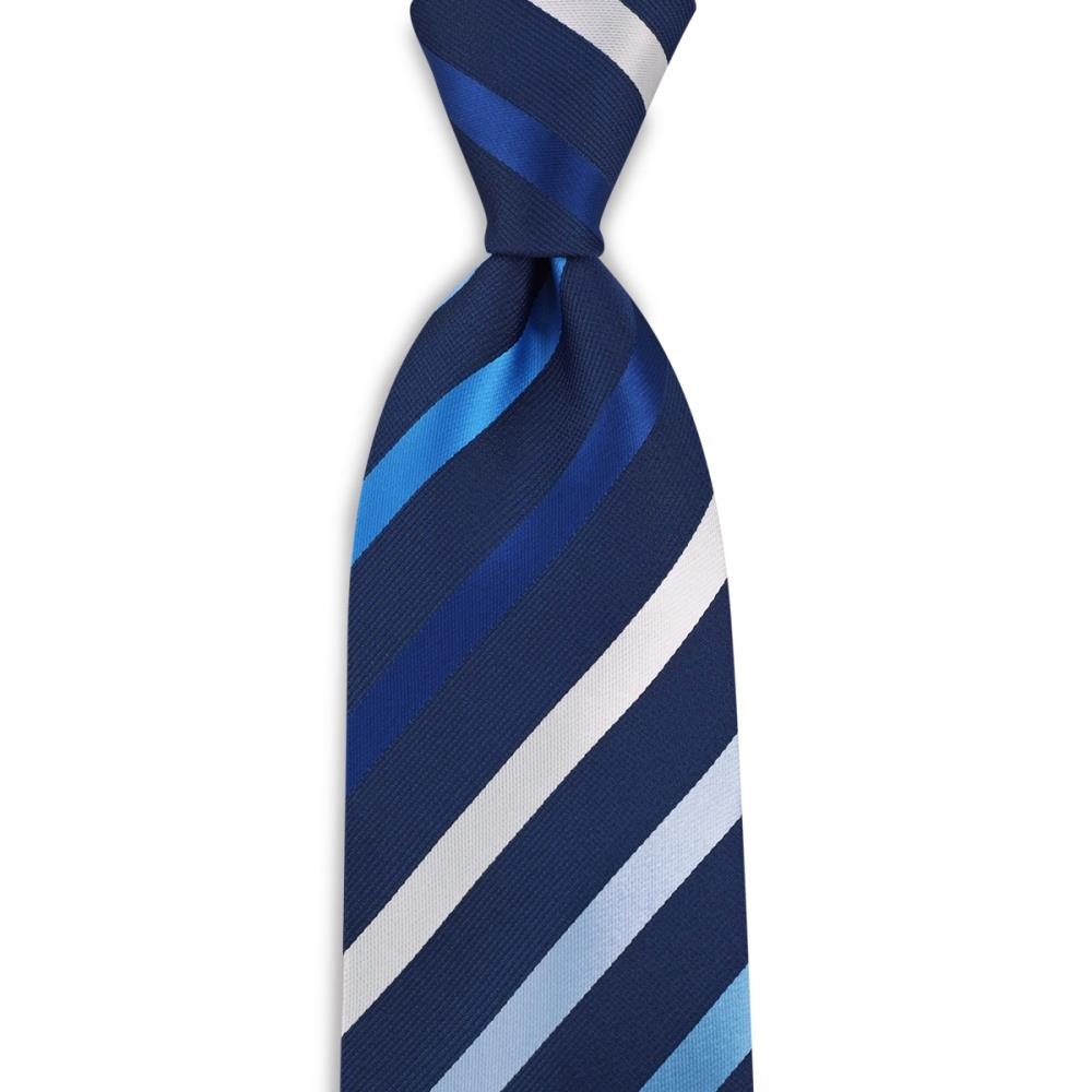 Krawatte blau gestreift - 1