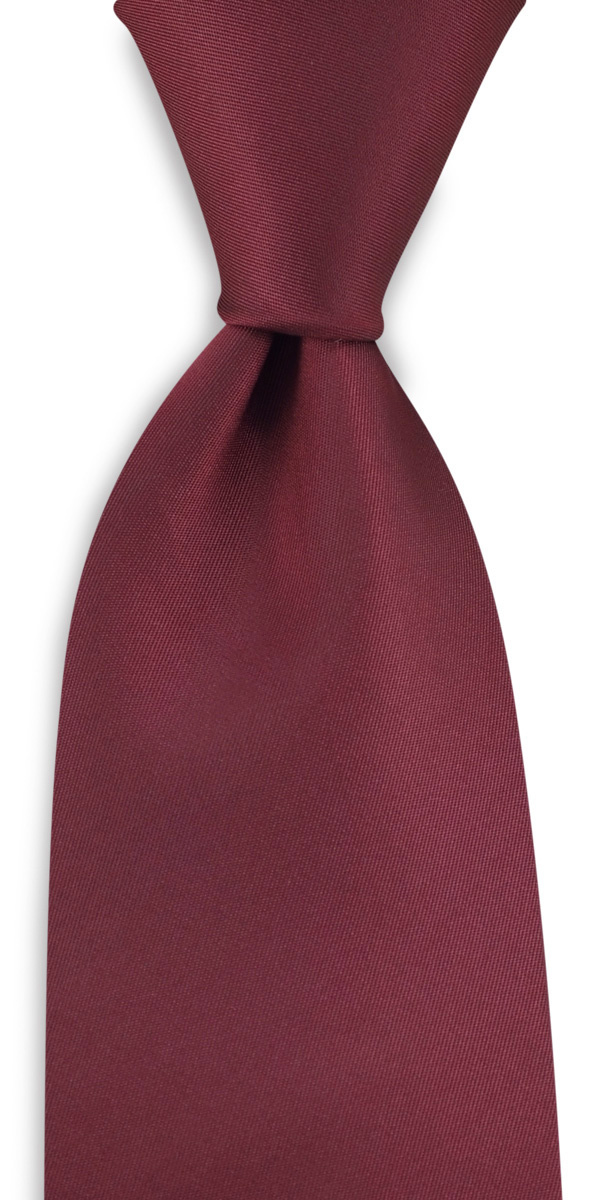 Krawatte bordeauxrot - 1
