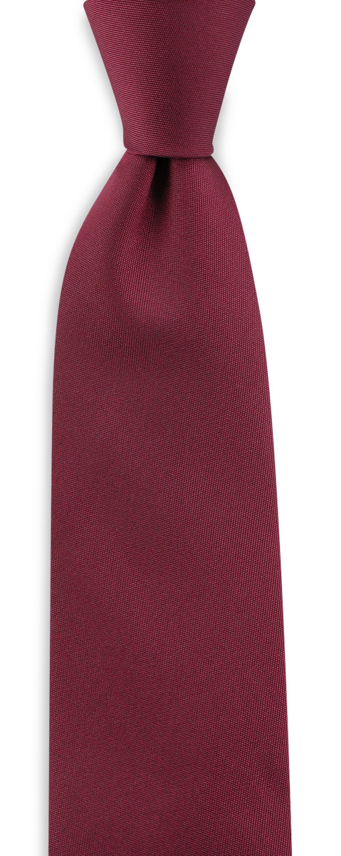 Krawatte bordeauxrot schmal - 1