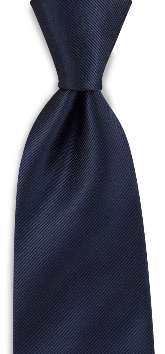 Krawatte dunkelblau repp - 1