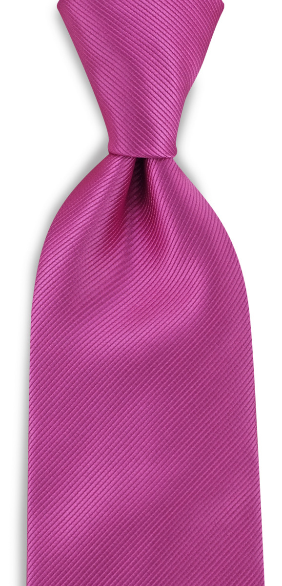 Krawatte fuchsie repp - 1