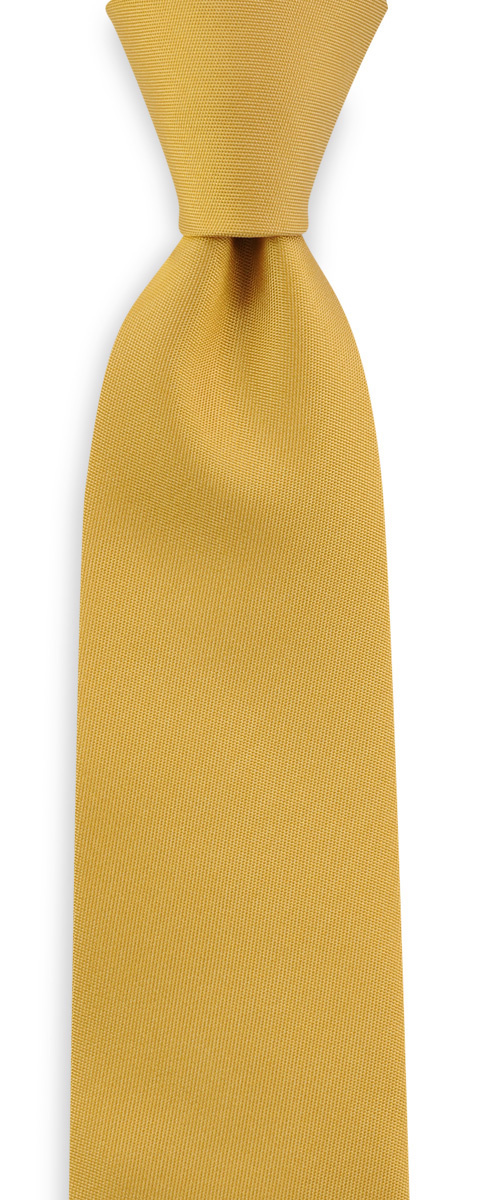 Krawatte gelb schmal - 1