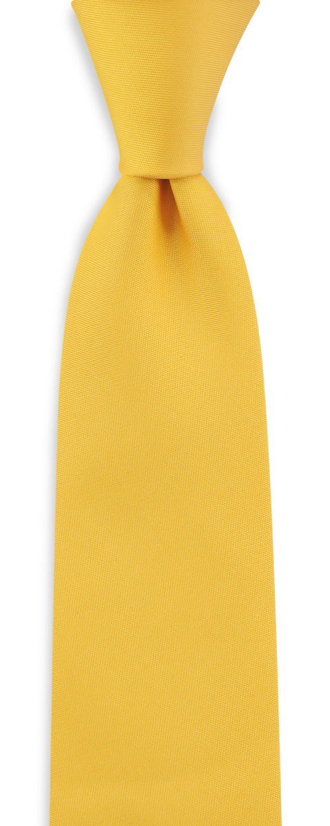 Krawatte grellgelb schmal - 1