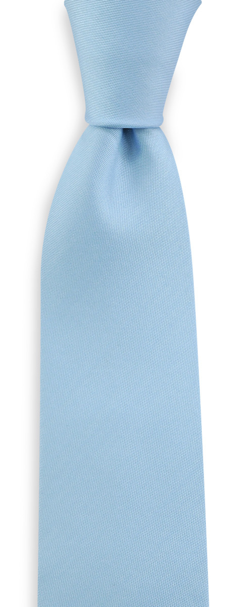 Krawatte hellblau schmal - 1
