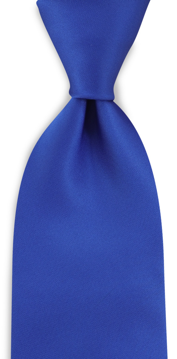 Krawatte kobaltblau - 1