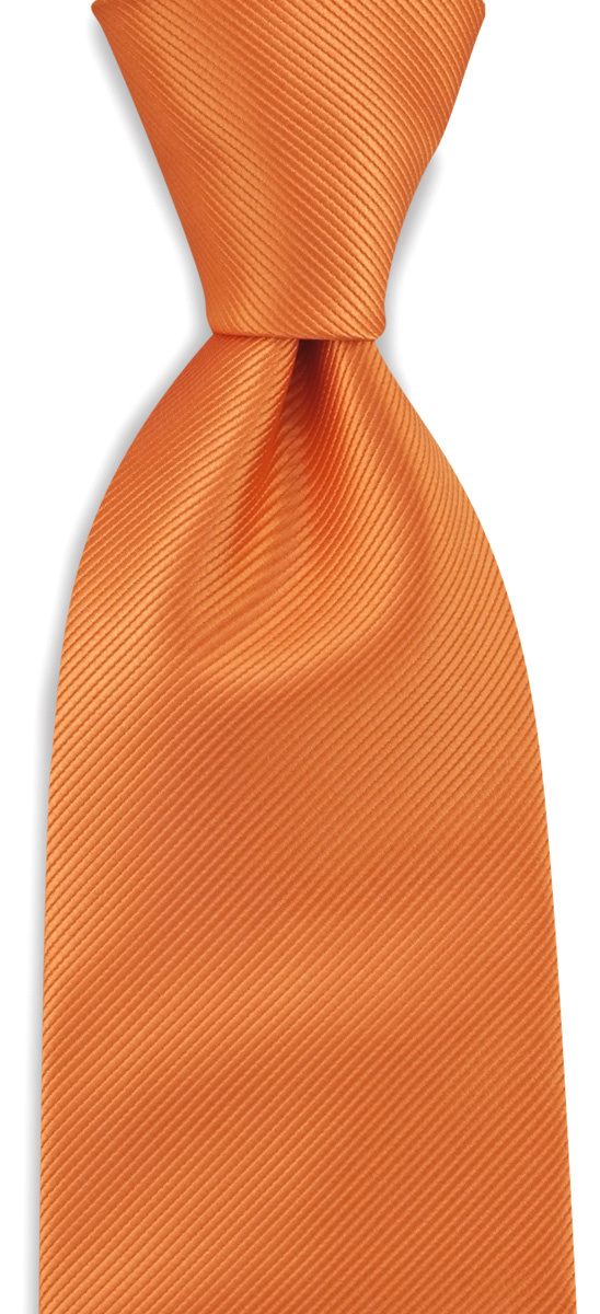 Krawatte orange repp - 1