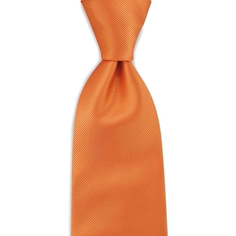 Krawatte orange repp - 1