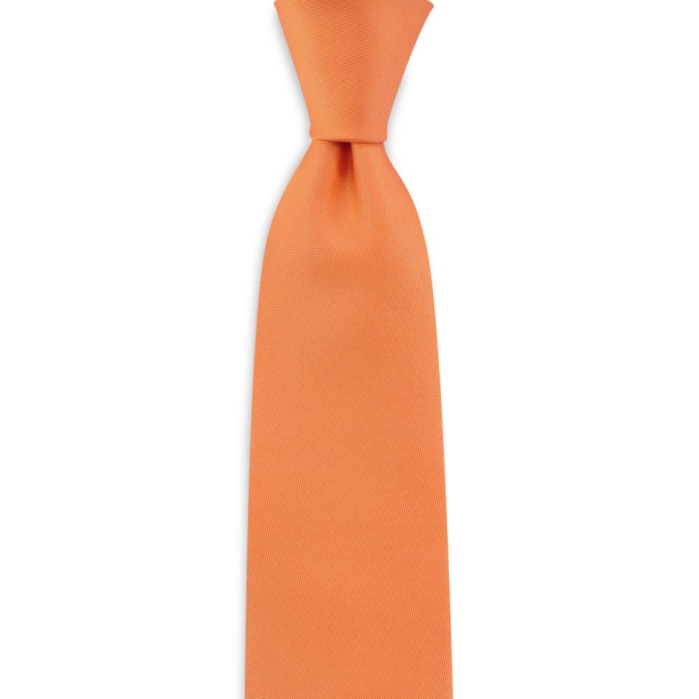 Krawatte orange schmal - 1