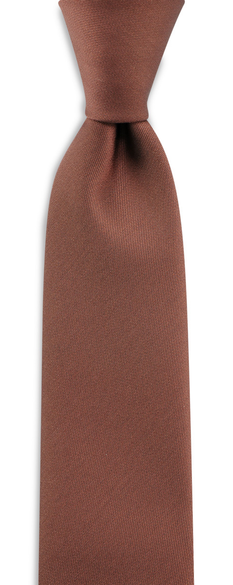 Krawatte rostbraun schmal - 1