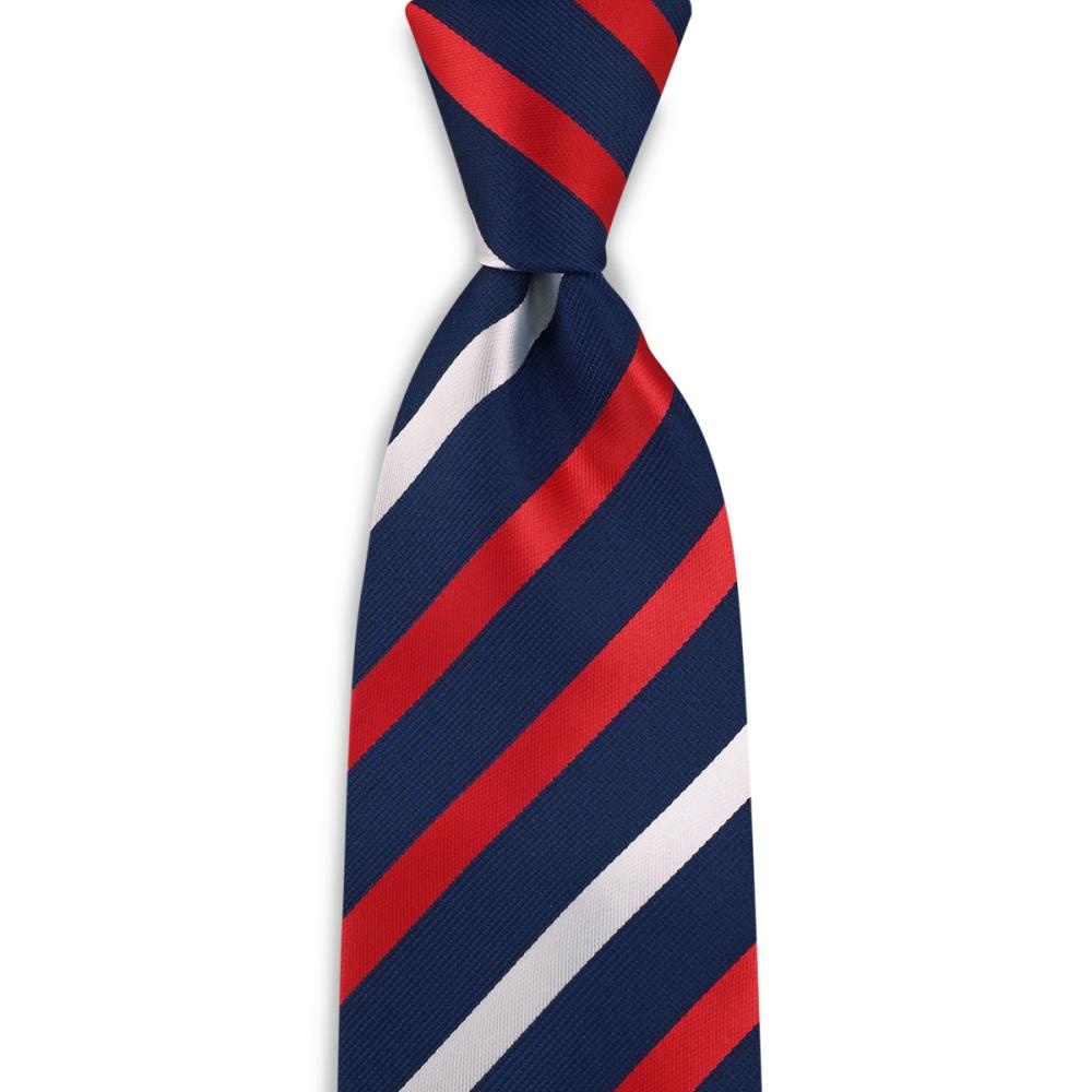 Krawatte rot / weiß / blau - 1