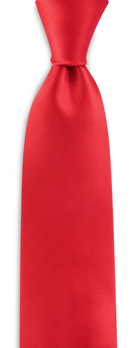 Krawatte rot schmal - 1