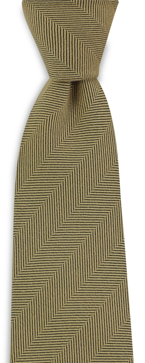 Krawatte Seide Wolle Gräte - 1