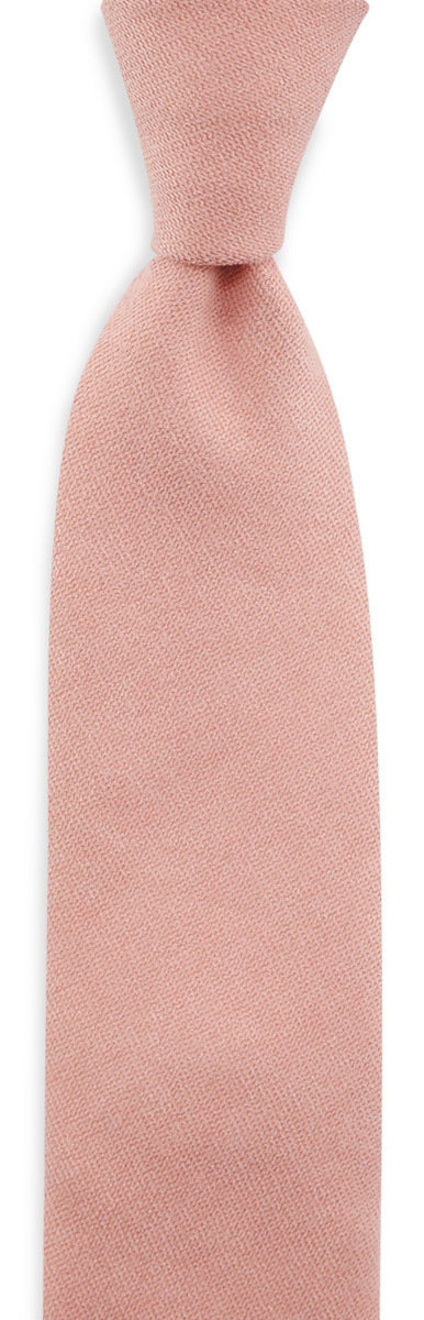 Krawatte Soft Touch altrosa - 1