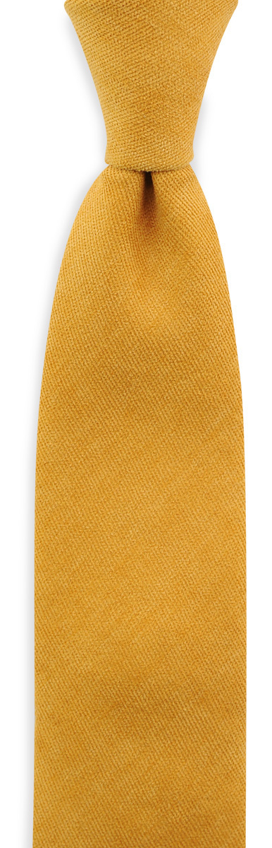 Krawatte Soft Touch ocker - 1