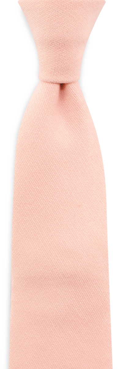 Krawatte Soft Touch rosa - 1