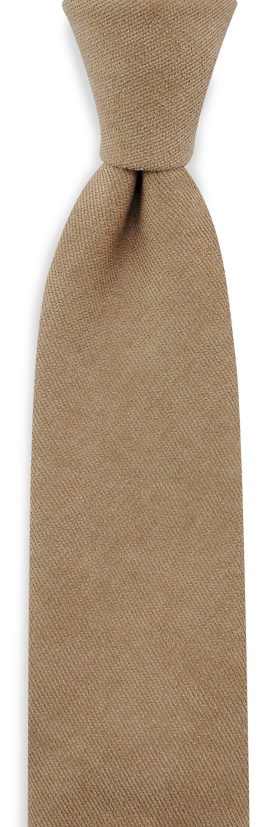 Krawatte Soft Touch sand - 1