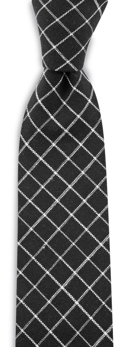 Krawatte The Grid - schwarz - 1