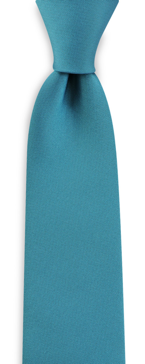 Krawatte türkis schmal - 1