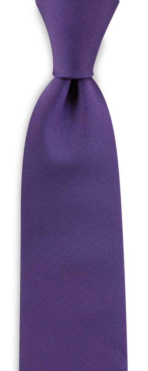 Krawatte violett schmal - 1