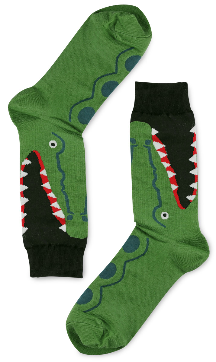 Lovely Socks Crocodile - 1