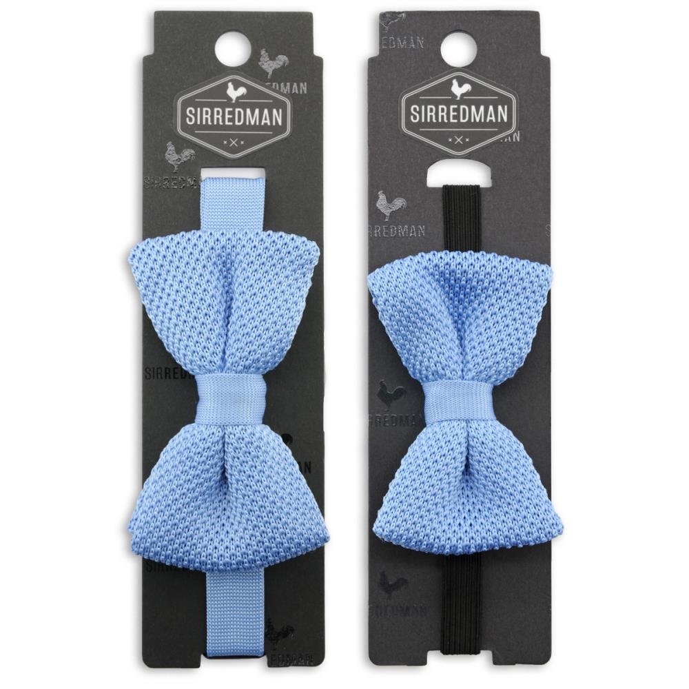 Mini-me Strickfliegen Set hellblau - 2