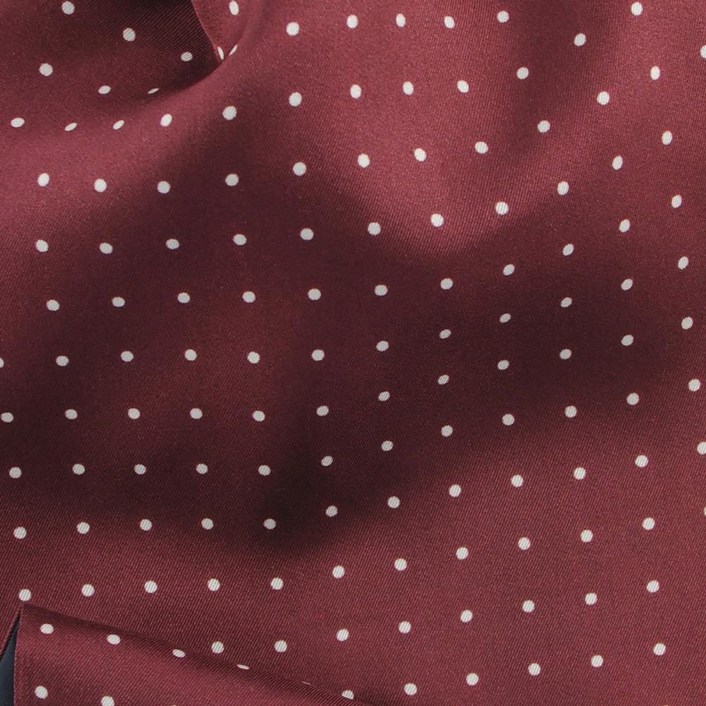 Schalkrawatte Polkadots bordeaux - 2