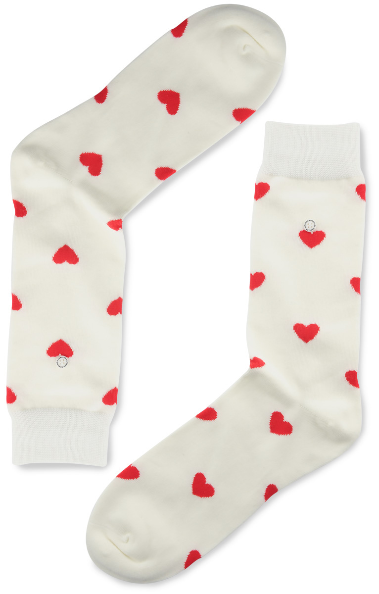 socks Hearts off white - 1