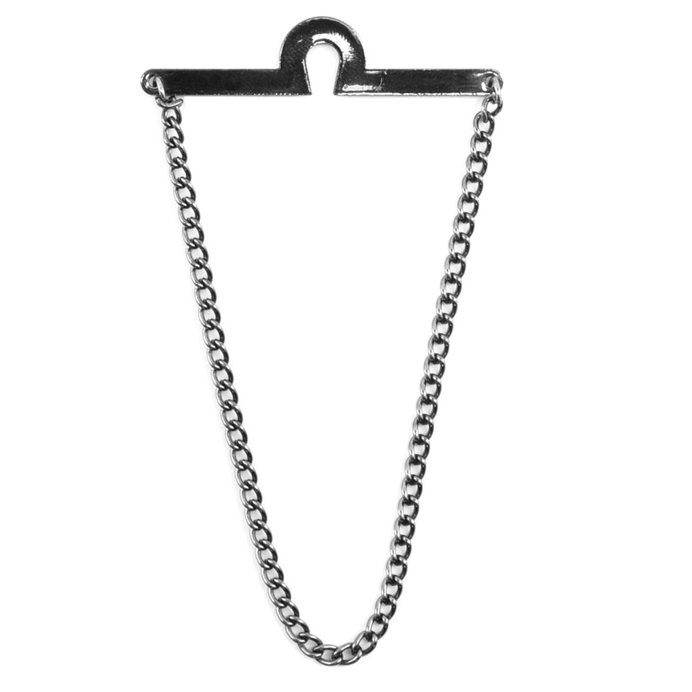 Tie tack Kette schwarz - 1