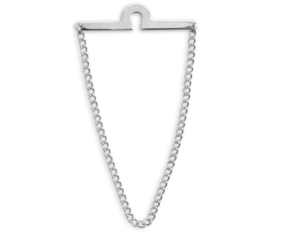 Tie tack Kette silber - 1