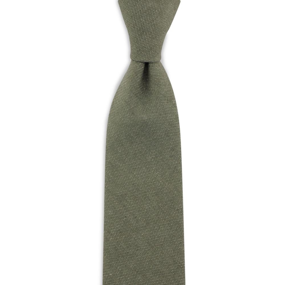 WORK Krawatte grün Denim - 1
