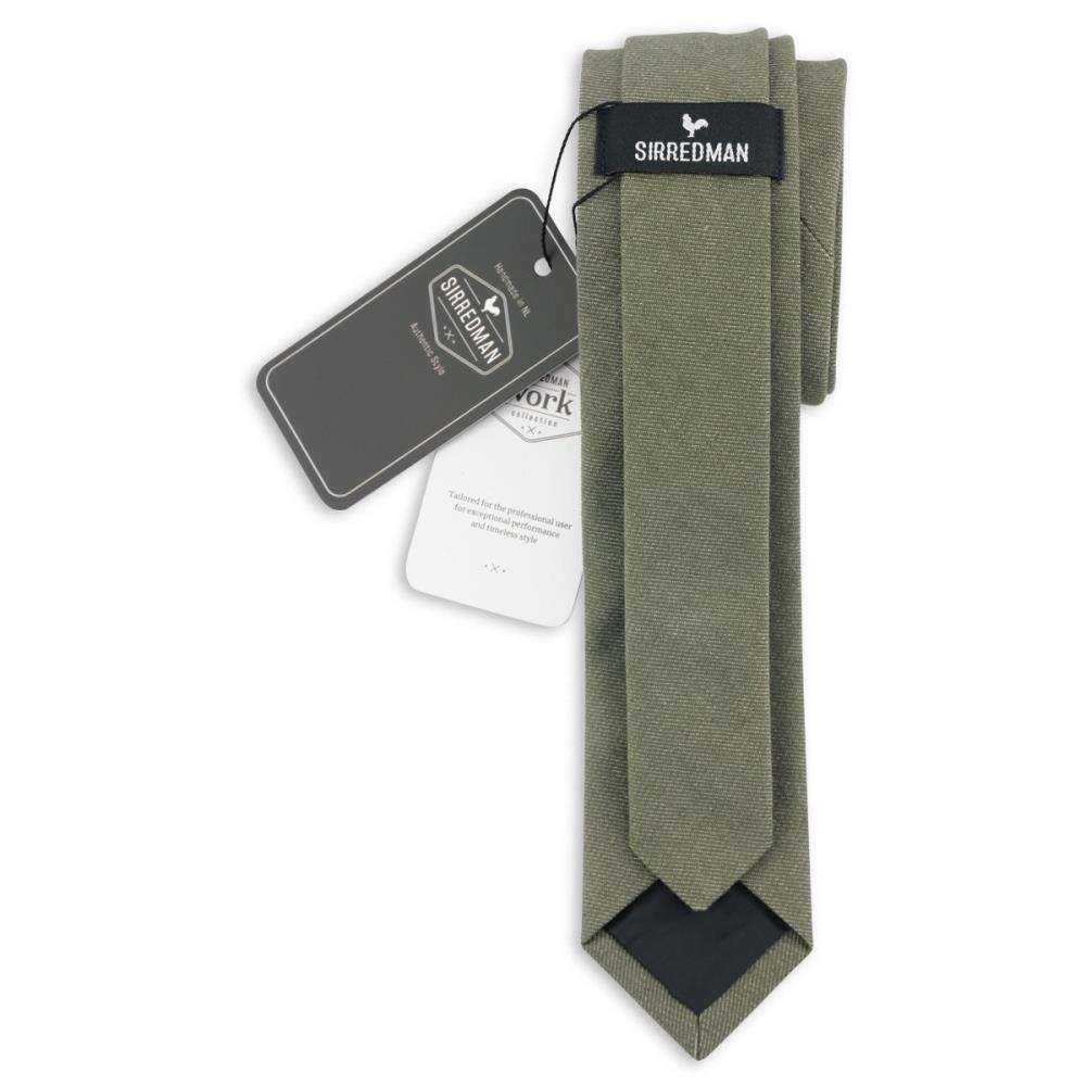 WORK Krawatte grün Denim - 2
